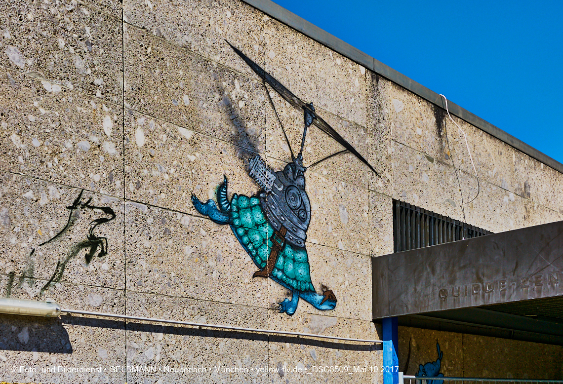 21.03.2017 - Abrissbaustelle Quiddezentrum in Neuperlach